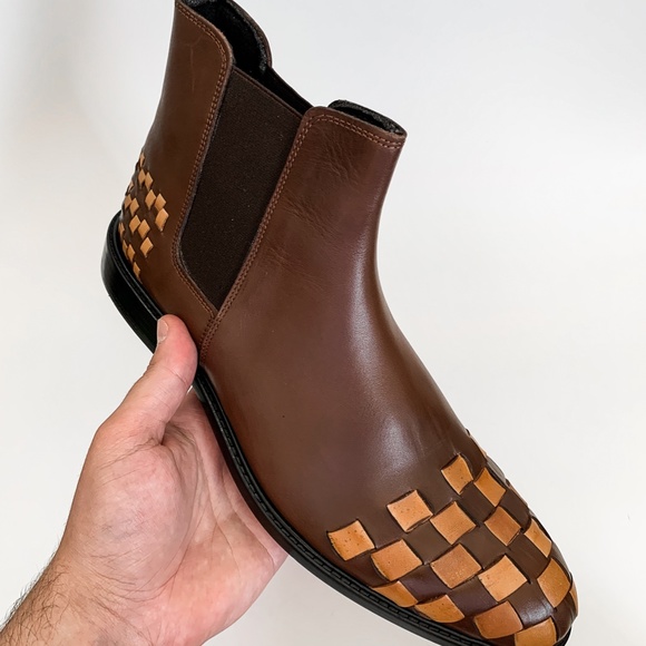 Brown Chelsea Leather Boots - Picture 5 of 5